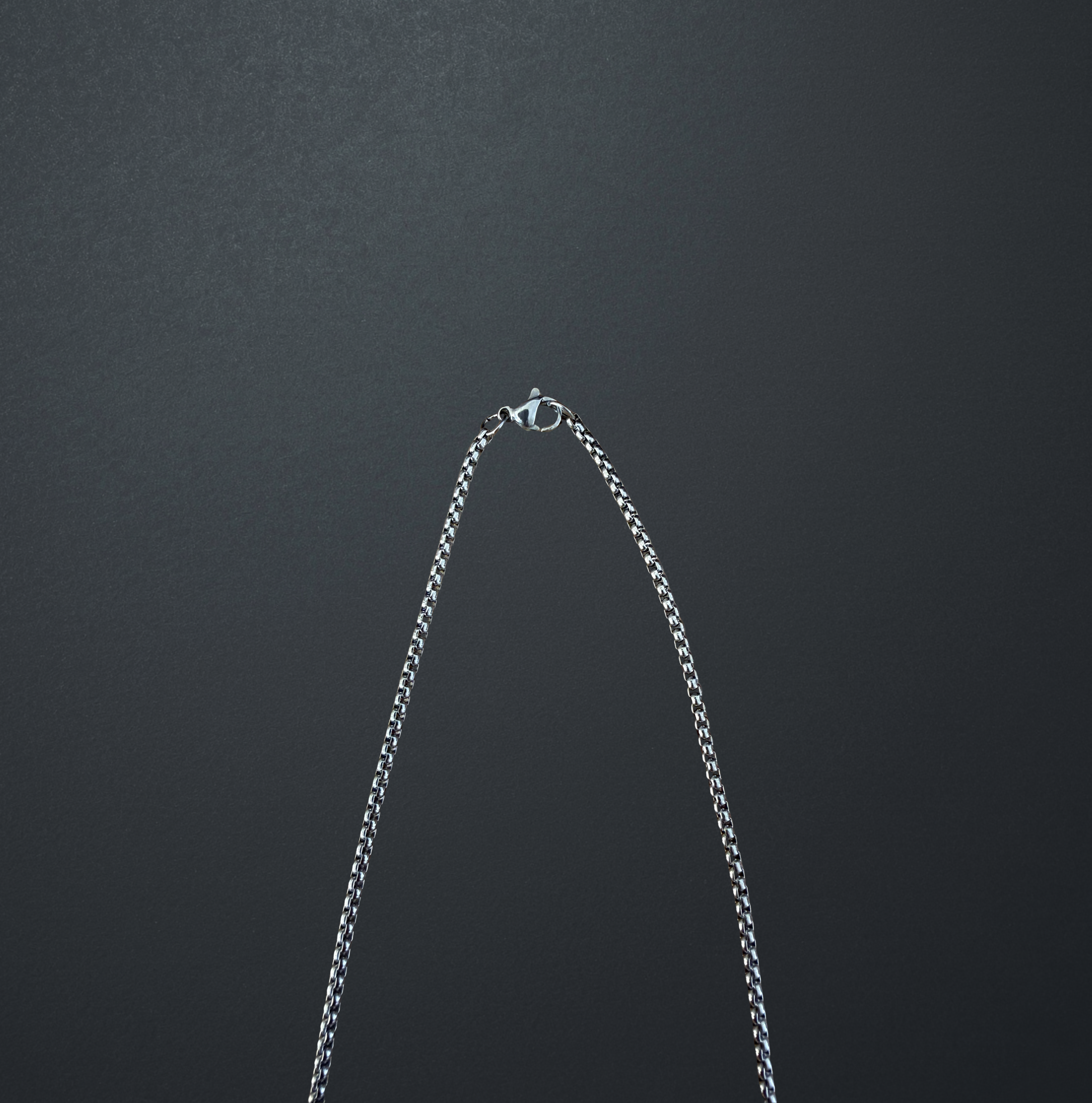 Silver Stainless Steel Bar Necklace image 2